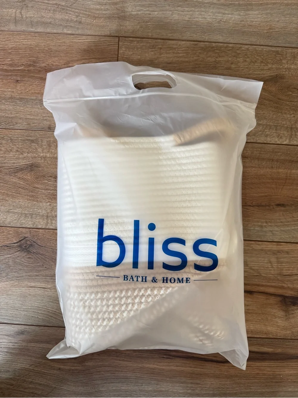Brand New Bliss Bath & Home Large Woven Storage Basket